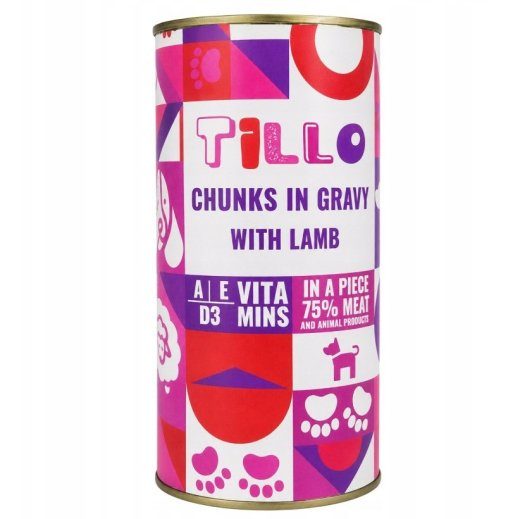 TILLO tükid graasis Lamba – märkimunakoeratoit – 1250g