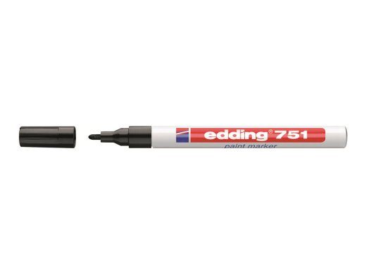 edding 751 värimärker Must