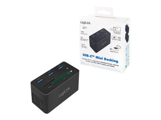 LogiLink USB-C 3.2 Gen 1 dokkimisjaam