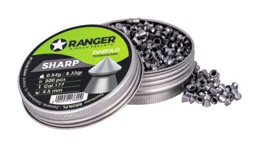 4,5 mm RANGER Diabolo Professional Sharp Point 500 kuulid