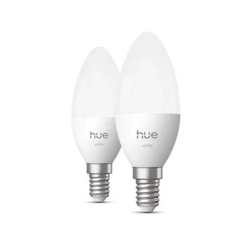 Philips Hue E14 Light bulb White light 2700 K B39 candle 2-pack
