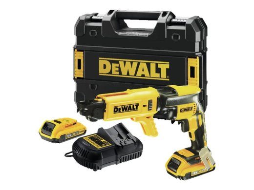 DeWALT DCF620D2K-QW 18V sausosios gipso kartono varžtų suktuvas, 2 baterijos įtrauktos