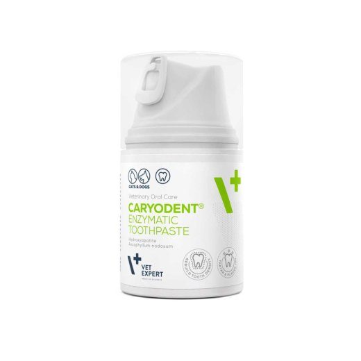 VETEXPERT Caryodent Ensümaatiline hambapasta ensümaatiline hambapastakoertele ja kassidele 50 ml