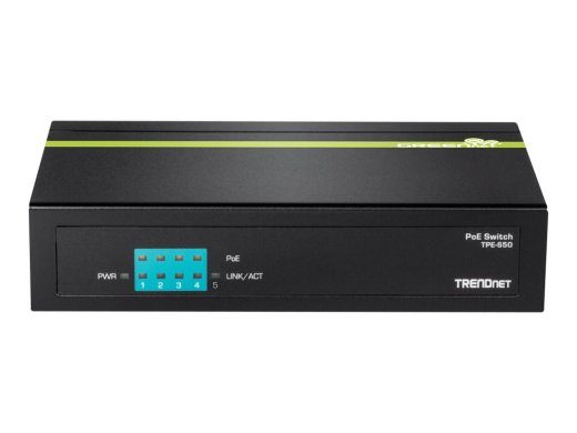 TRENDnet 5-portine 10/100 PoE lüliti S50
