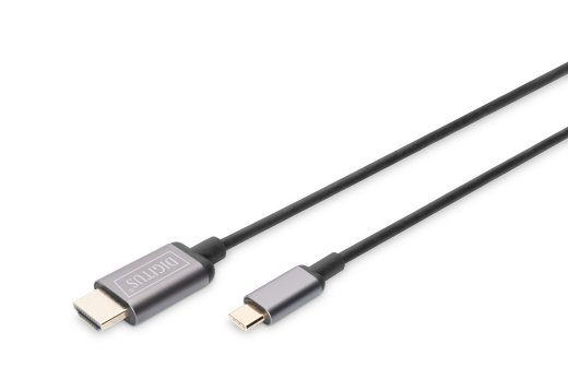 Digitus USB Type-C HDMI adapter DA-70821 Must USB Type-C 1.8 m
