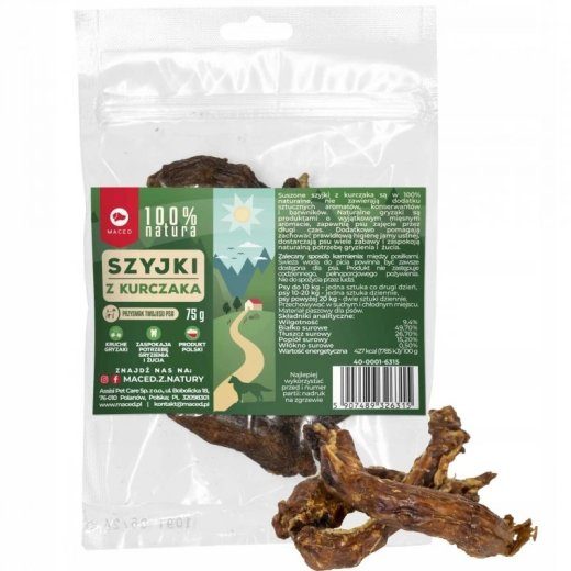 MACED Kanakael 100% Loodus - Koera närimisvahend - 75 g