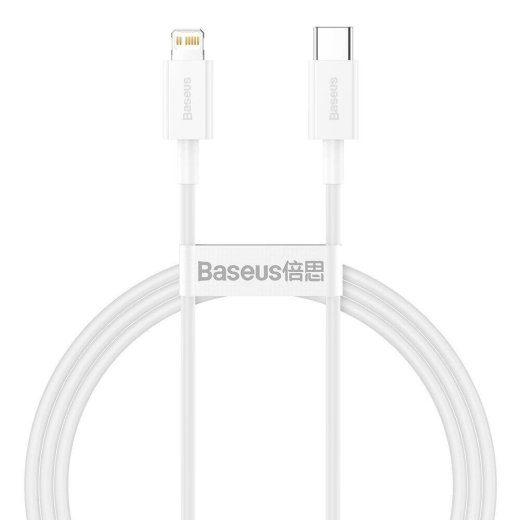 Baseus USB-C į Lightning kabelis 20W 1m juodas