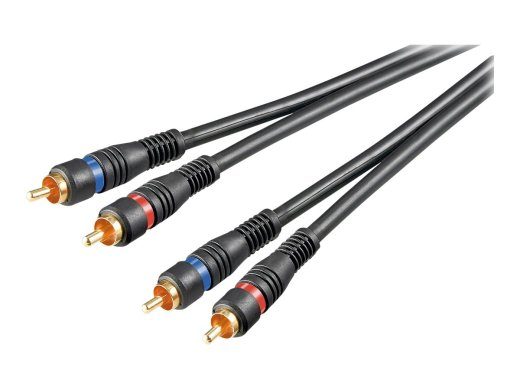 Goobay Stereo RCA kaabel 2x RCA, topeltvarustatud 50032