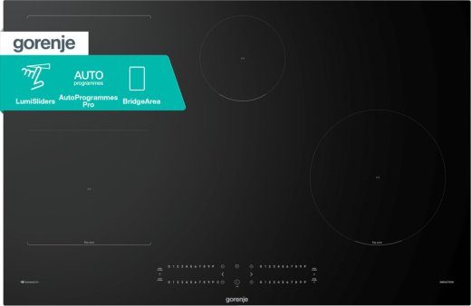 Gorenje GI8432BSCWF Juoda 60 cm indukuotas viryklė su 4 zonomis