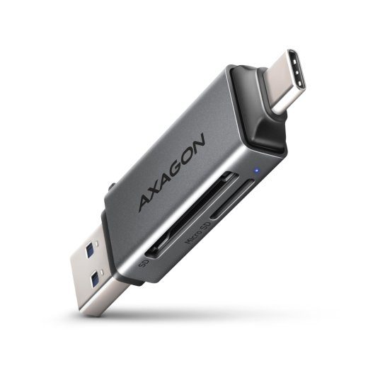AXAGON Mobile USB 3.2 Gen 1 MINI card reader with USB-C and USB-A connectors CRE-DAC