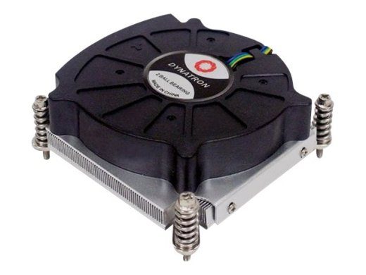 Inter-Tech 80mm protsessori ventilaator 1-pakk Must Hõbe