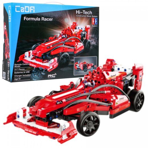 CaDa C51010W R/F1 vormimänguauto kokkupandav konstruktsioonikomplekt 317 osa