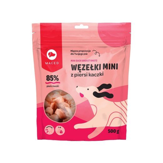 MACED Mini pardi rinna sõlmed - koera maius - 500 g