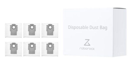 ROBOROCK Ühekordselt kasutatav Tolmukott 6tk Valge OC0/Q70+/Q70 Max+/OC5/Q75+/Q75 Max+/Q55+/O35/S75 MaxV Ultra/S70 Pro Ultra/S80 Pro Ultra/S85 Pro...