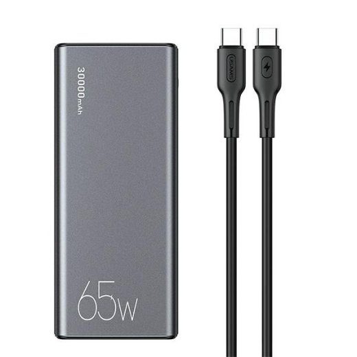 Usams PB59 Kiirlaadimise Powerbank 65W 2xQC3.0+PD 30 000mAh