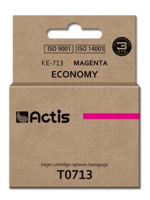 Actis KE-713 Tint (asendus Epson T0713, T0893, T1003; Standard; 13,5 ml; magenta)