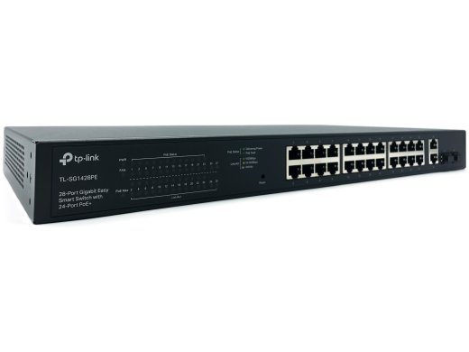 TP-Link Easy Smart TL-SG1428PE 28-portų Gigabit PoE+ jungiklis