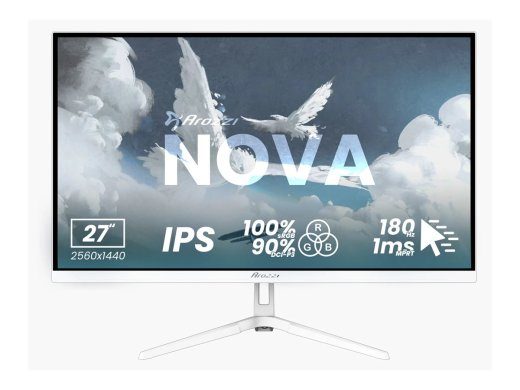 Arozzi Nova 27 " IPS QHD 16:9 180 Hz 1 ms 2560 x 1440 pixels 350 cd/m² HDMI ports quantity 2 White