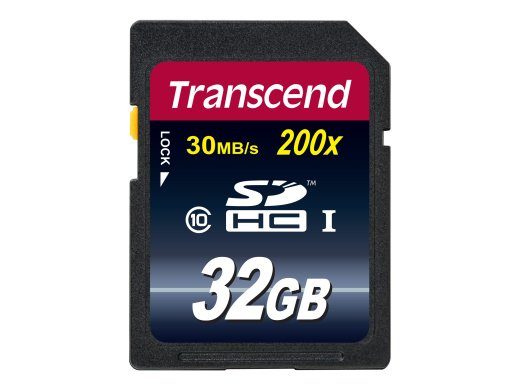 Transcend 32GB SDHC card