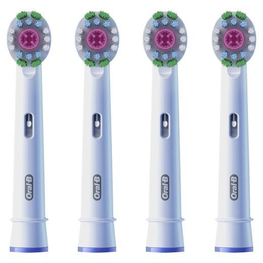 Oral-B Pro 3D White Brush Heads White, 4 pcs.