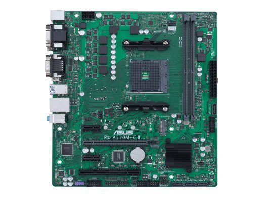 ASUS Pro A520M-C II/CSM Micro-ATX AM4 AMD A520 emaplaat