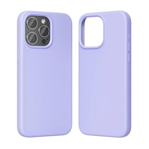 Vention KUFV0-40 silikoonkate iPhone 15 Pro Max jaoks (lilla)