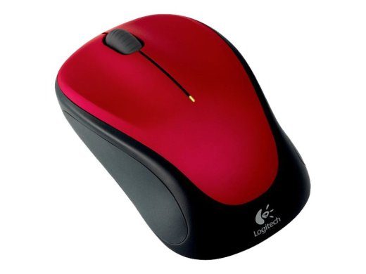 LOGITECH M235 Optinis belaidis 2.4 GHz USB belaidis tvirtinimas raudonas