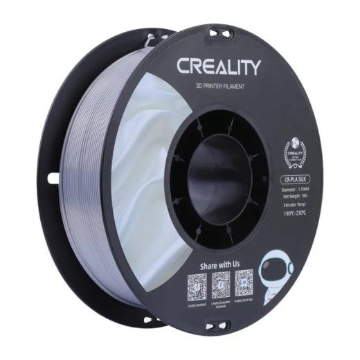 CR-Silk PLA Filament Creallity (Hõbe)