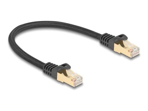 DeLOCK CAT 6a S/FTP 25cm patchkaabel must