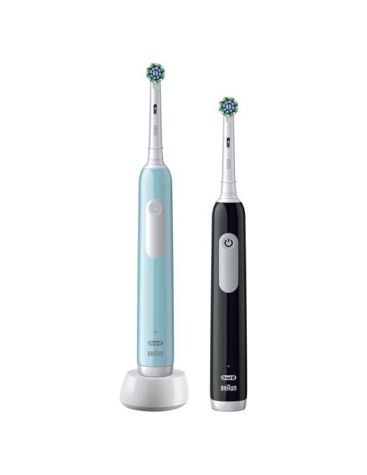 Oral-B Electric Toothbrush Pro Series 1 Duo Rechargeable For adults Number of brush heads included 2 Number of teeth brushing modes 3 Blue/Black