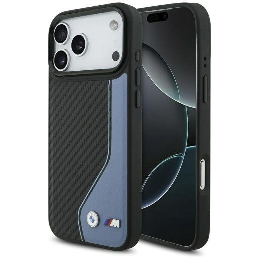 BMW M karbonlogo MagSafe ümbris Apple iPhone 17 Pro Max jaoks
