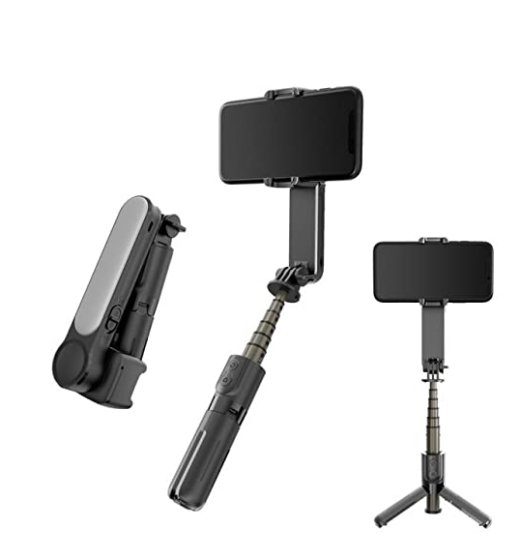 Wooco L09 3in1 Gimbal 1-telje stabilisaator LED