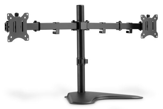 Digitus Desk Mount DA-90401 Adjustable Height, Rotate, Swivel 15-32 " Maximum weight (capacity) 2x8 kg Black