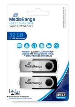 MÜÜKÜMÄLUMEGA FLASH USB2 32GB/MR911-2 MEDIARANGE