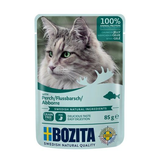 Bozita Ahvena tükid želees Niisked kassitoit - 85g