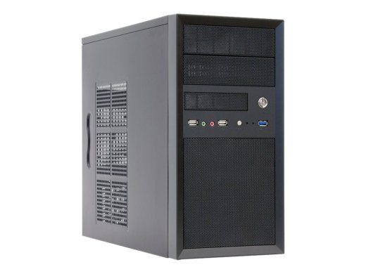 Chieftec võrgustikuseeria CT-01B Micro ATX 350Watt toiteplokk Must