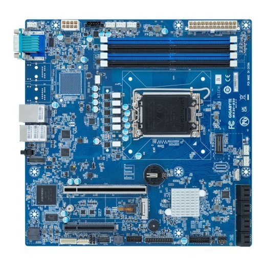 Emaplaat - Gigabyte MX34-BS0 1x LGA 1700 Intel® Xeon® E-2400 / 6300 Intel® Pentium® Gold G7400 / G7400T Intel® C262