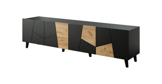 RTV kapi ETNA 200x42x52 must matt + tamm käsitöö