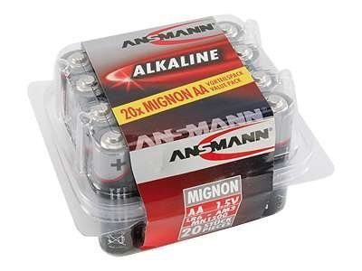 Ansmann Mignon AA standardpatareid, 20 tk