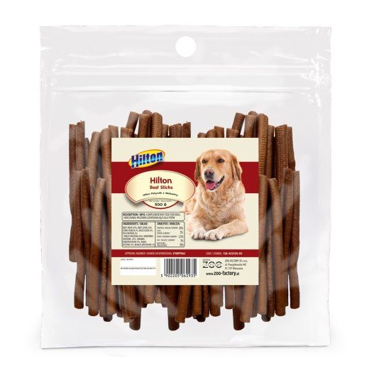 HILTON Pehmed veisepulgad - koera näksatamine - 500g