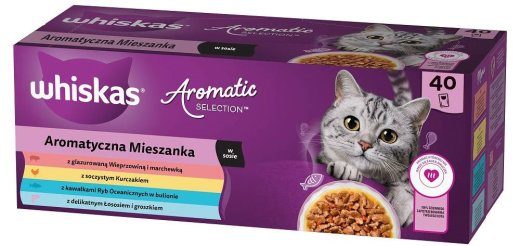WHISKAS Aromatic selection Mix - märgkassitoit - 40x85g