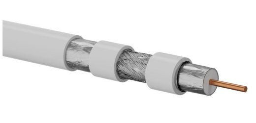Trishield RG6 75 ohm koaksiaalkaabel