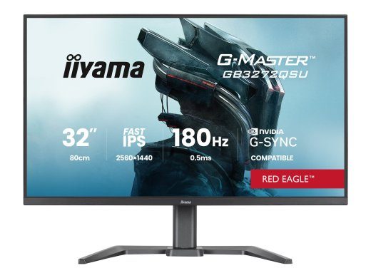 iiyama G-MASTER Red Eagle GB3272QSU-B1 32 2560 x 1440 (2K) 32-tolline IPS monitor HDMI DisplayPort 180Hz