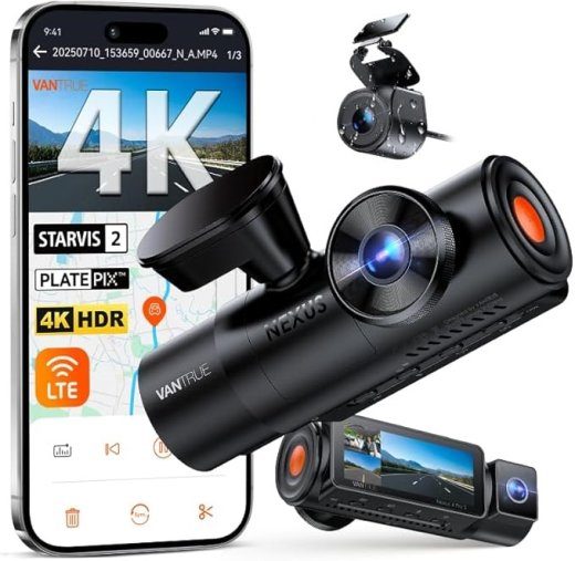 Vantrue N4 PRO S vaizdo įrašymo įrenginys
