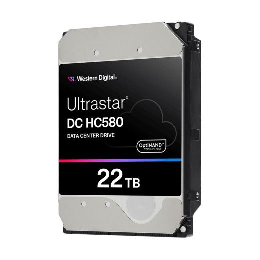 Western Digital Ultrastar DC HC580 internal hard drive 22 TB 7200 RPM 512 MB 3,5" Serial ATA