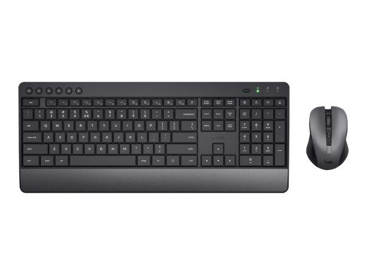 Trust Trezo Comfort pelės ir klaviatūros komplektas belaidis vokiečių kalba