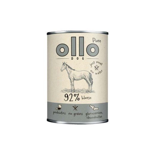OLLO Pure Horse - märg koeratoit - 400g