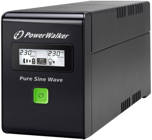 PowerWalker VI 600 SW FR Liini-Interaktiivne 0,6 kVA 360 W 2 AC-sisendit(i)