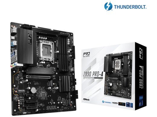 ASRock Z890 Pro-A ATX emaplaat LGA-1851 Intel Z890