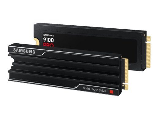 SAMSUNG 9100 PRO SSD Heatsink 8TB M.2 PCIe Gen 5.0 x2 NVMe 14.800 MB/s Lugea 13.400 MB/s Kirjutamine Sisemine SSD arvuti-mängude jaoks